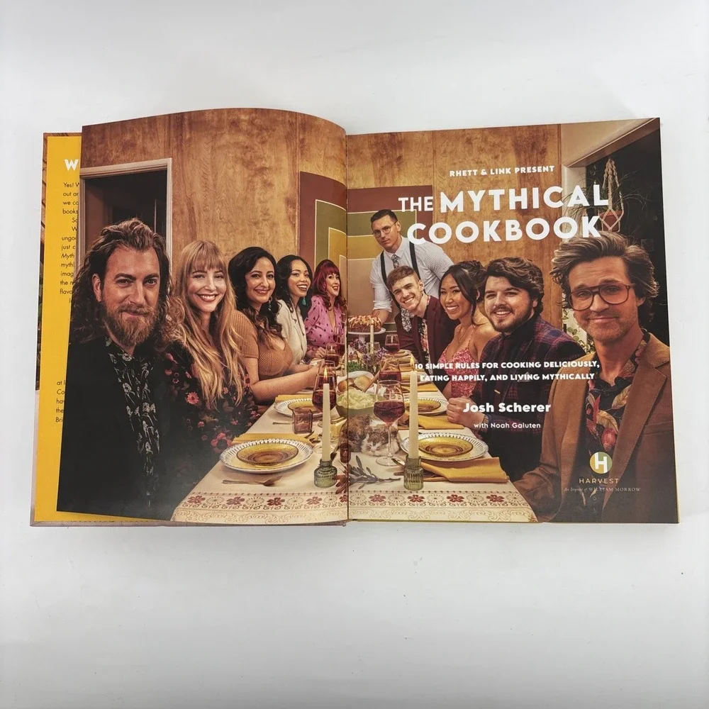 Mythical Cookbook 10 Simple Rules Cooking‎ Deliciously Josh Scherer Rhett Link